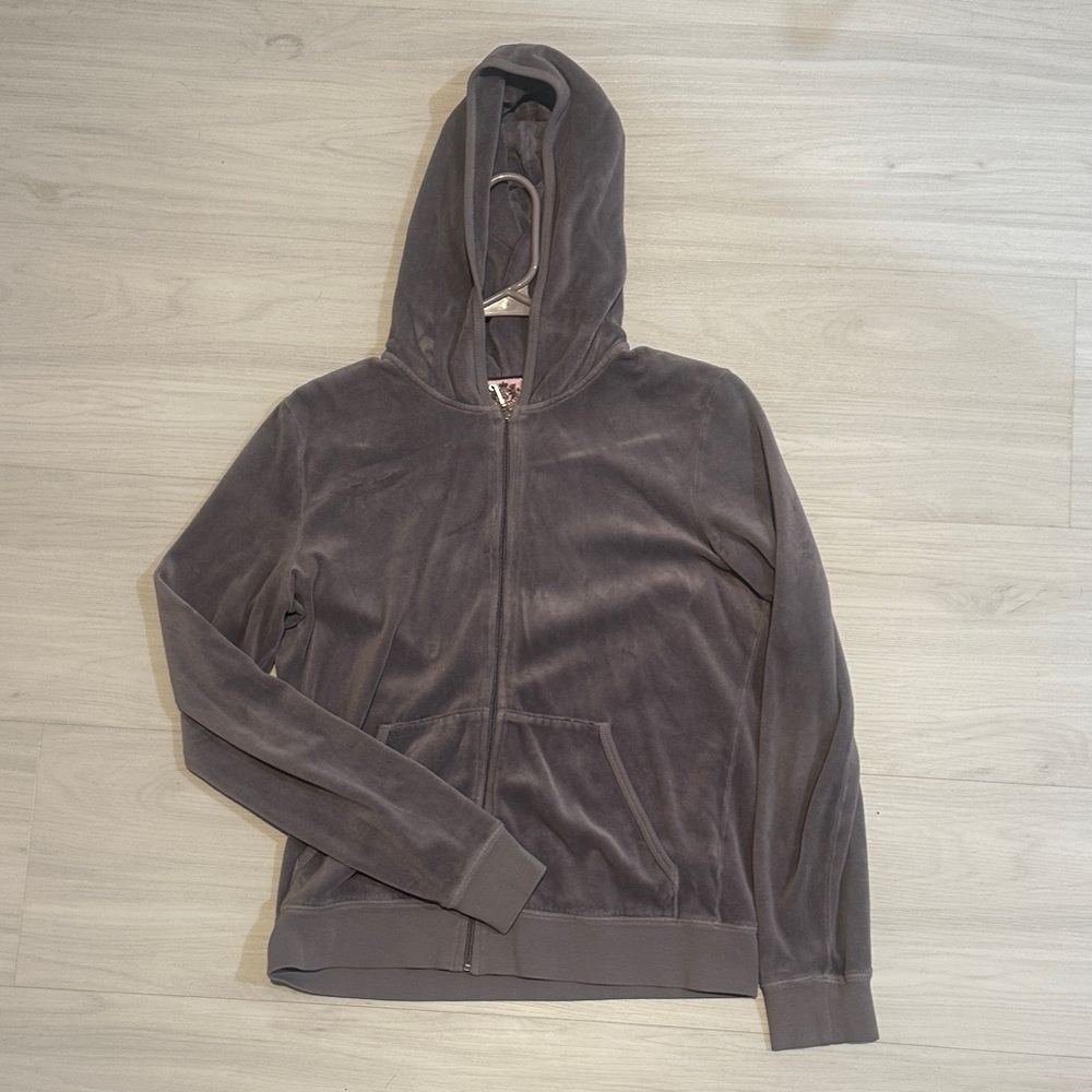 Juicy Couture Gray Zip-Up Hoodie